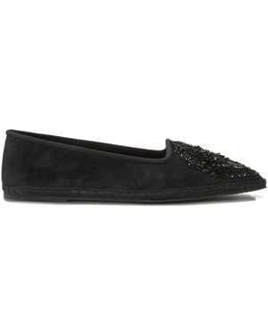 Maliparmi Beaded Ballet Flats - Black
