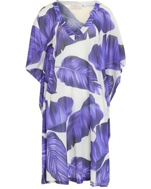 Brigitte Bardot Graphic-Print Kaftan - Purple