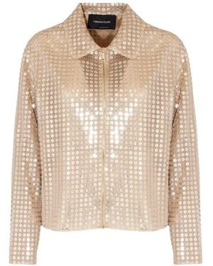 Fabiana Filippi Sequinned Jacket - Natural