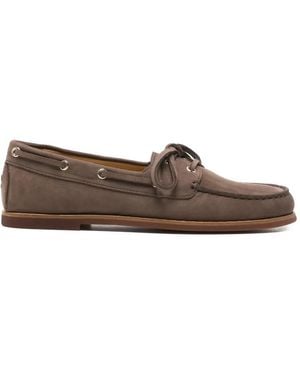 Henderson Zelia Nubuck Loafers - Brown