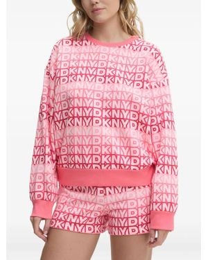 DKNY Logo-Print Pyjamas - Pink