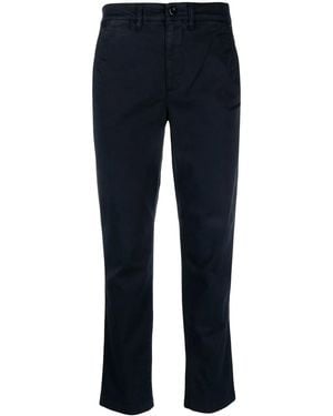 Ralph Lauren Slim-Fit Cotton Trousers - Blue
