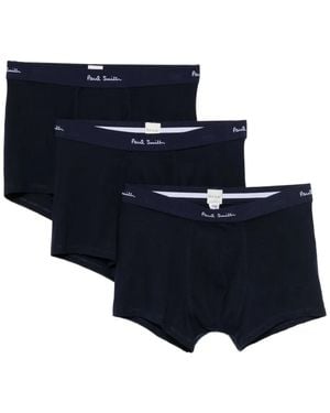 Paul Smith Boxershorts Mit Logo-Print (3Er-Set) - Blau