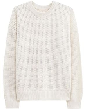 Filippa K Maglione Traforato - Bianco