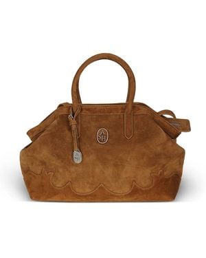 Ash Borsa A Spalla Justine Stile Western - Marrone