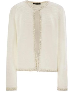 Fabiana Filippi Sequin-Embellished Cardigan - Natural