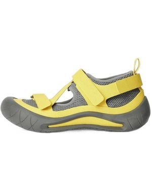 AT KOLLEKTIVE X Nina Christen Cluster X Touch-Strap Sandals - Yellow