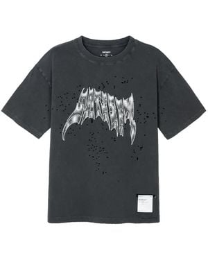 Satisfy Camiseta Mothtech Con Logo - Negro