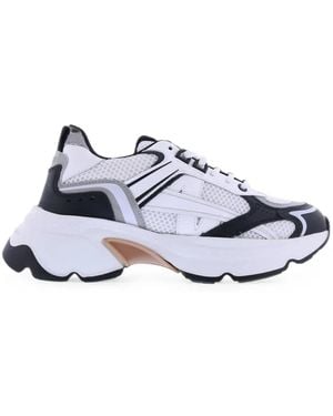 Nubikk Baskets Ross Nomad À Empiècements En Cuir - White