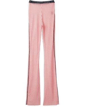 OTTOLINGER Gingham-Print Trousers - Pink