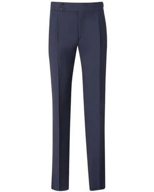 SCABAL® Bundfaltenhose Mit Seitenverstellung - Blau