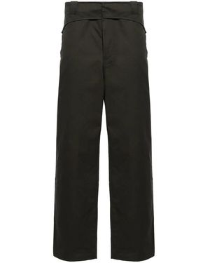 GR10K Folded Belt Straight Pants - Black