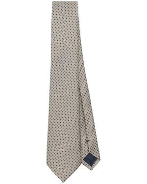 Emporio Armani Krawatte Aus Seide - Grau
