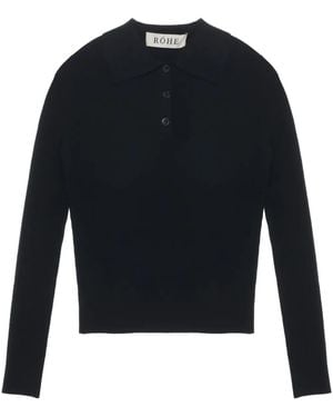 Rohe Polo À Manches Longues - Bleu