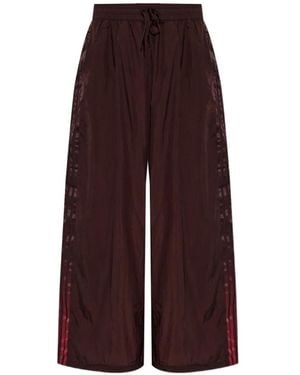 Y-3 Side-Stripe Track Pants - Purple