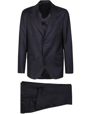 Lardini Anzug Mit Zwei Knöpfen - Blau
