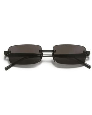 Chimi Rimless Rectangle-Frame Sunglasses - Black