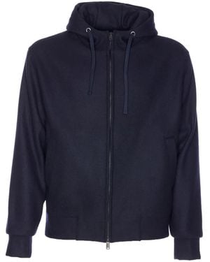 Circolo 1901 Zip-Front Hoodie - Blue
