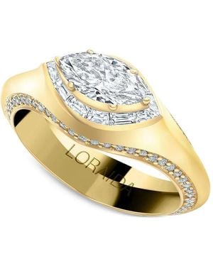 Loraida Small Eres Diamond Ring - Metallic