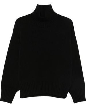 Rohe Roll-Neck Sweater - Black