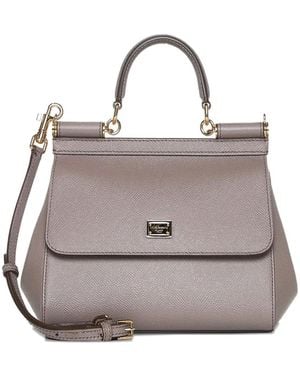 Dolce & Gabbana Sicily ハンドバッグ M - グレー