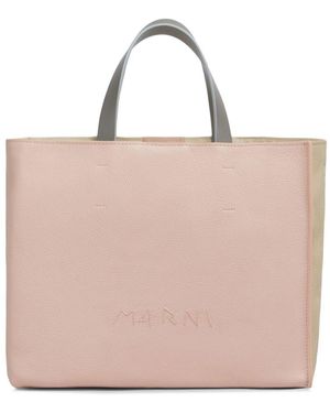 Marni Museo Tote Bag - Pink