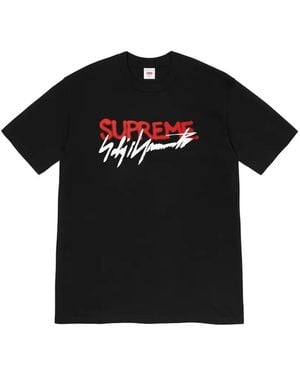 Supreme Camiseta Con Logo De X Yohji Yamamoto - Negro