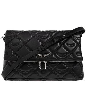 Zadig & Voltaire Quilted Leather Shoulder Bag - Black