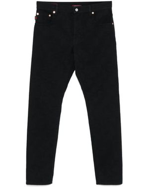 Gucci Gg Jacquard Jeans - Black