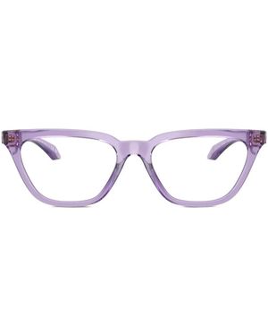 Versace Gafas Con Motivo Greca En Relieve - Morado