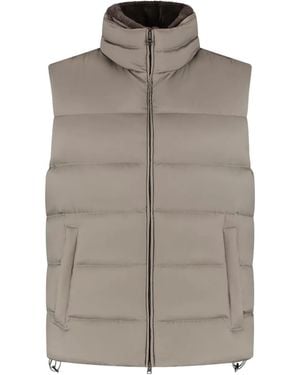 Herno Padded Zip-Up Gilet - Brown