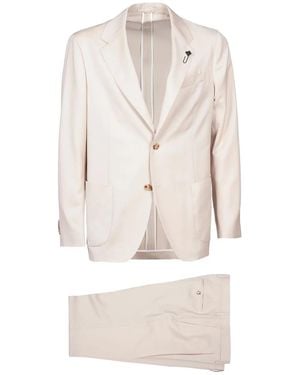 Lardini Tailored Suit - Weiß