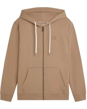 Scotch & Soda Zip-Up Hoodie - Natural