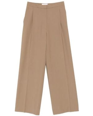 Lardini Pleated Trousers - White