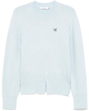 B+ AB Maglione Con Bottoni - Blu