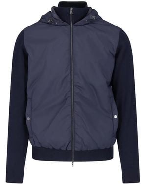 Herno Resort Hooded Jacket - Blue