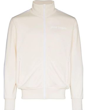 Palm Angels Logo-Print Track Jacket - White