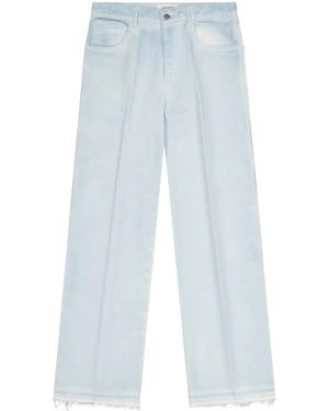 Laneus Vaqueros estilo baggy Gabardine - Azul