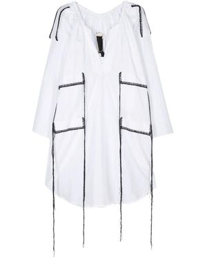 Litkovskaya Oberih Shift Midi Dress - White