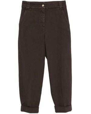 Pennyblack Vaqueros Con Botones Y Dobladillo Vuelto - Gris