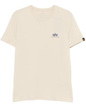 Alpha Industries Logo-Print T-Shirt - White