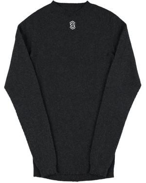 SILVERSKIN Logo-Embroidered Long-Sleeve T-Shirt - Black