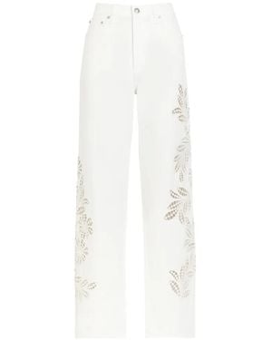 Rag & Bone Shea Jeans Mit Cut-Out - Weiß
