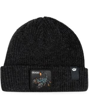 Goorin Bros Gorro De Canalé Con Parche De Escorpión - Negro