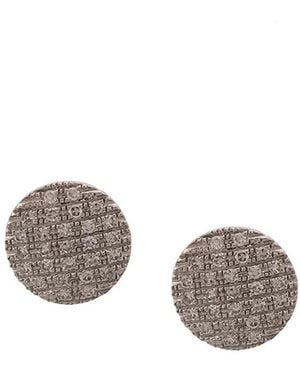 Dana Rebecca Pendientes En Oro Blanco De 14Kt Con Diamantes