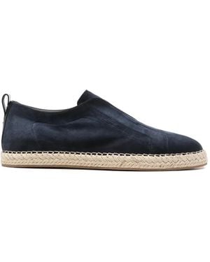 Santoni Espadrille Flat Shoes - Blue