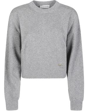 Victoria Beckham Luna Strickpullover - Grau