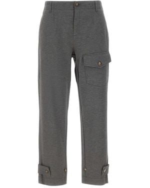 Elena Miro Buttoned Trousers - グレー