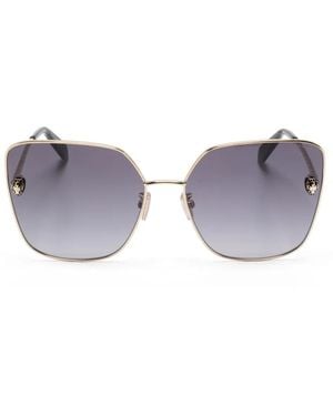 BVLGARI Occhiali Da Sole Serpenti Oversize - Grigio