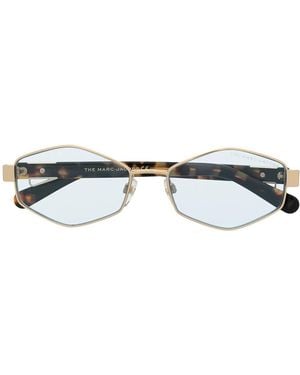 Marc Jacobs Geometric-Frame Chain-Link Sunglasses - Blue